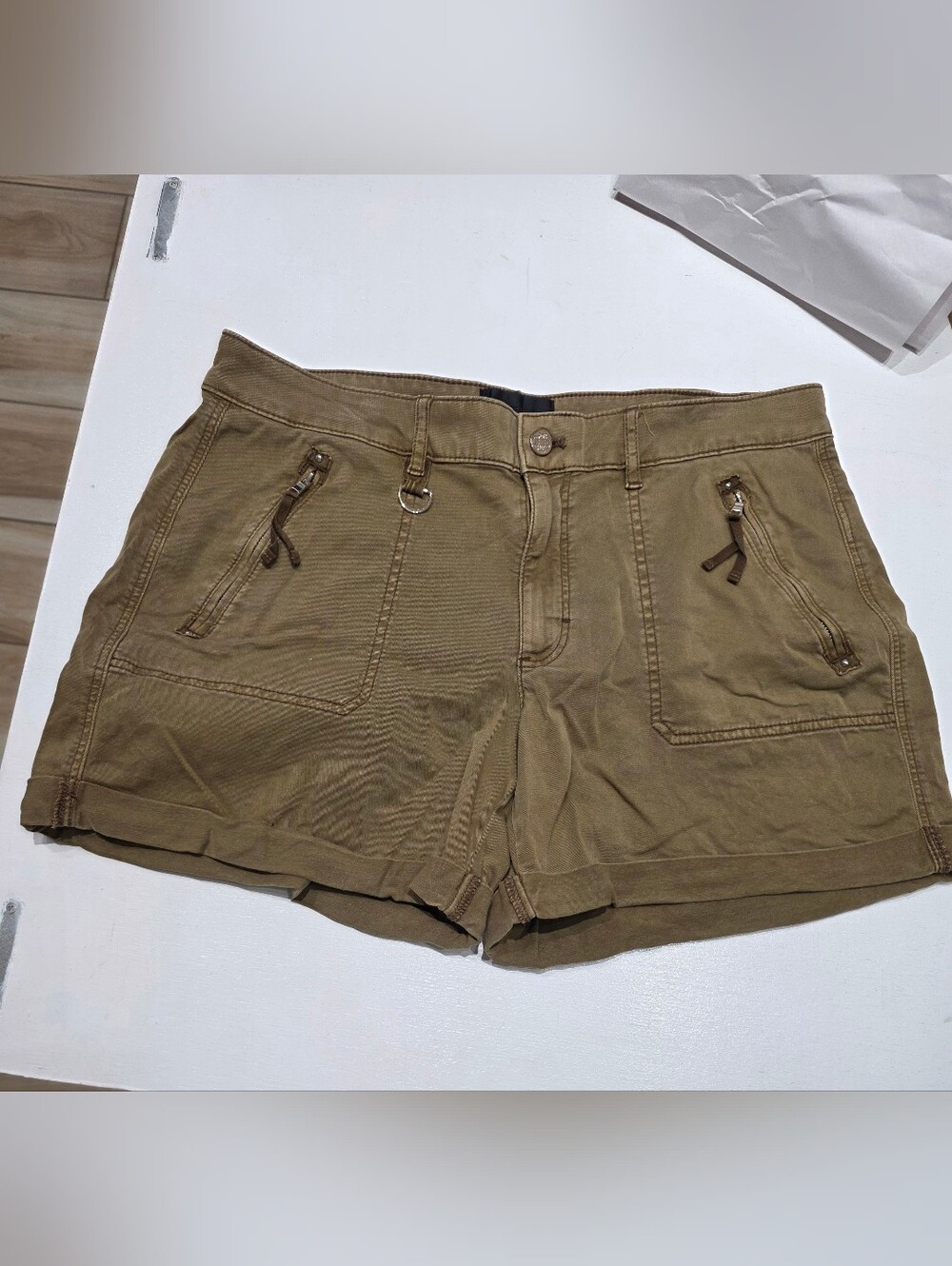 WHBM Pret-a-Play Casual Shorts - Brown, Size 12